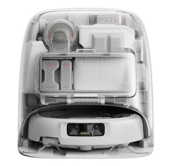 DJI ROMO P - robot vacuum cleaner, transparent