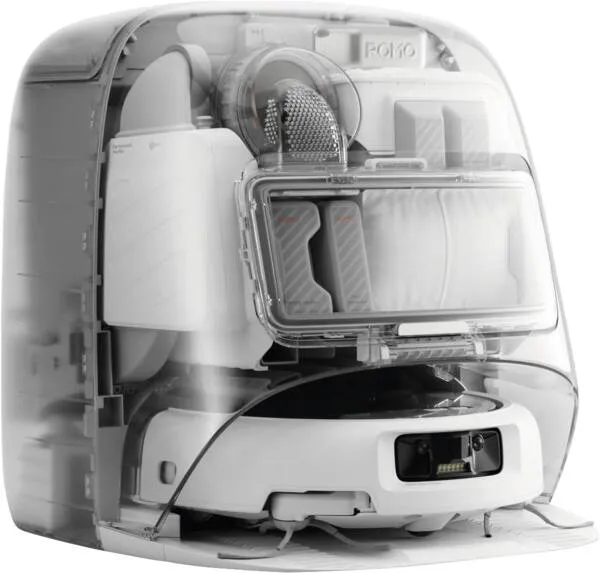 DJI ROMO P Robot vacuum cleaner, Transparent