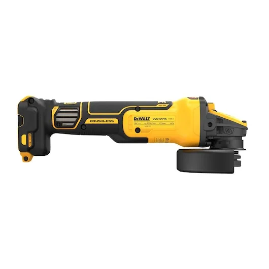 DEWALT DCG409VSNT 18V XR Brushless Cordless Angle Grinder, 125 mm (Body Only, T-STAK Case)