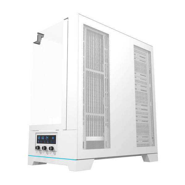 DARKFLASH DY450 Midi-Tower Case with window, White