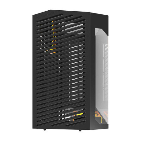 DARKFLASH DY470 Full-Tower Case with window and RGB lighting, Black