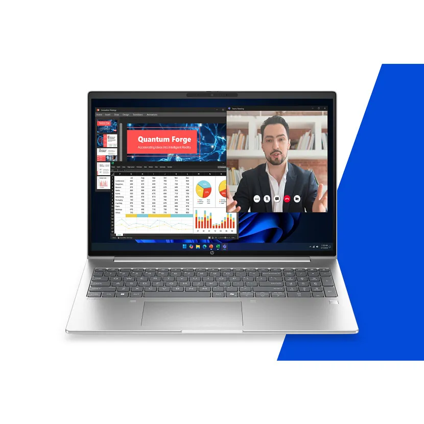 HP ProBook 4 G2a 16.0" Ryzen 7 250, 32 GB, 512 GB, Radeon 780M, Win 11 Pro - b&auml;rbar dator, silver