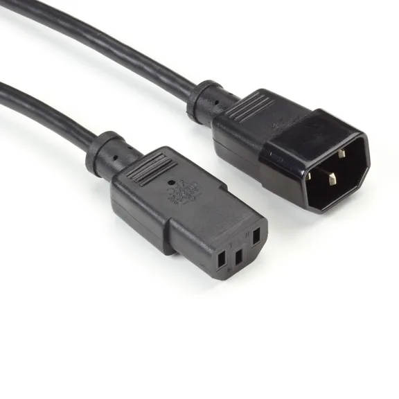 BLACK BOX  POWER CORD - IEC-60320-C13 TO IEC-60320-C14, 6-FT. (1.8-M)
