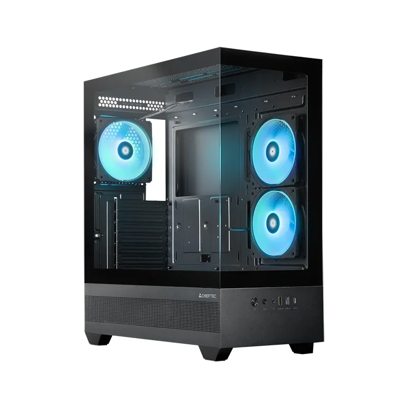 Chieftec Vista - midi case with window, Black