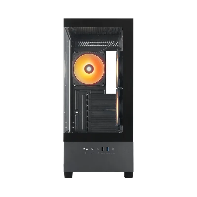 Chieftec Vista - midi case with window, Black
