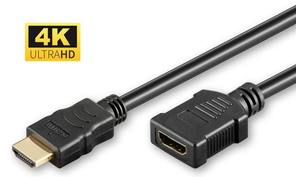 MicroConnect  HDMI – HDMI 2.0 - cable, 1 m, Black