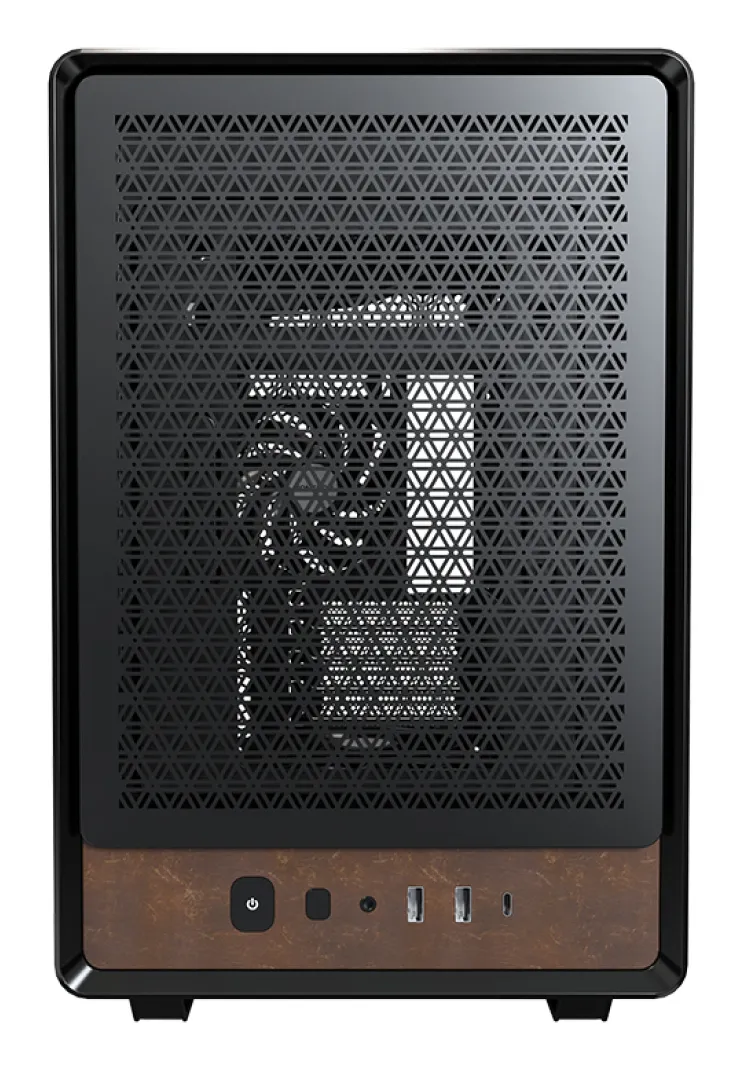 Montech Heritage Pro 4 Fans pre-installed mATX - case, Black