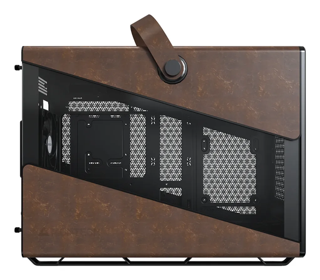 Montech Heritage Pro 4 Fans pre-installed mATX - case, Black