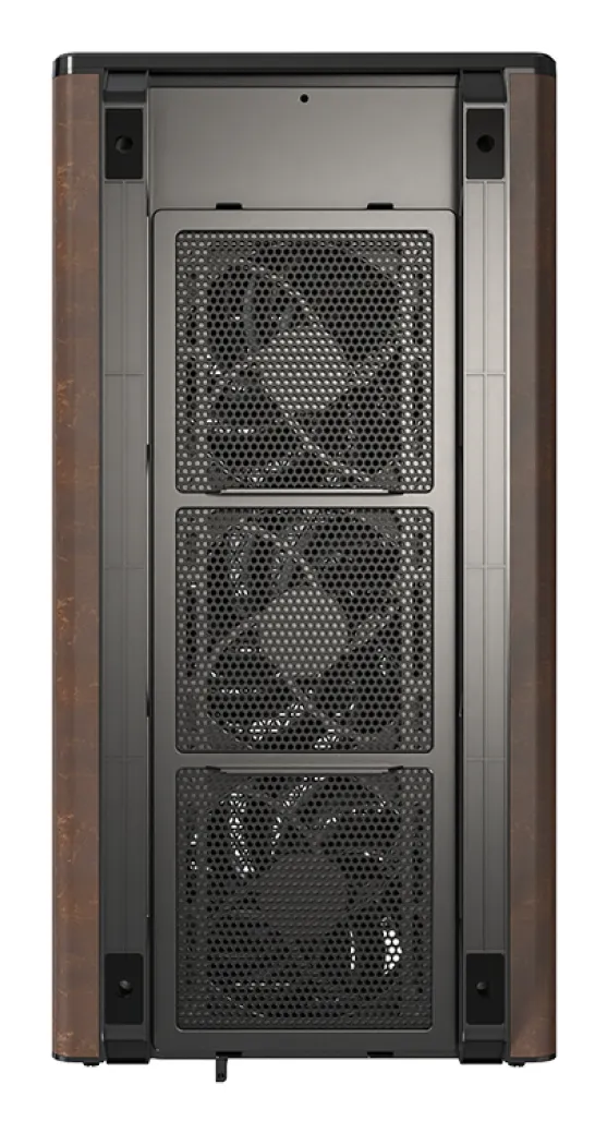 Montech Heritage Pro 4 Fans pre-installed mATX - case, Black