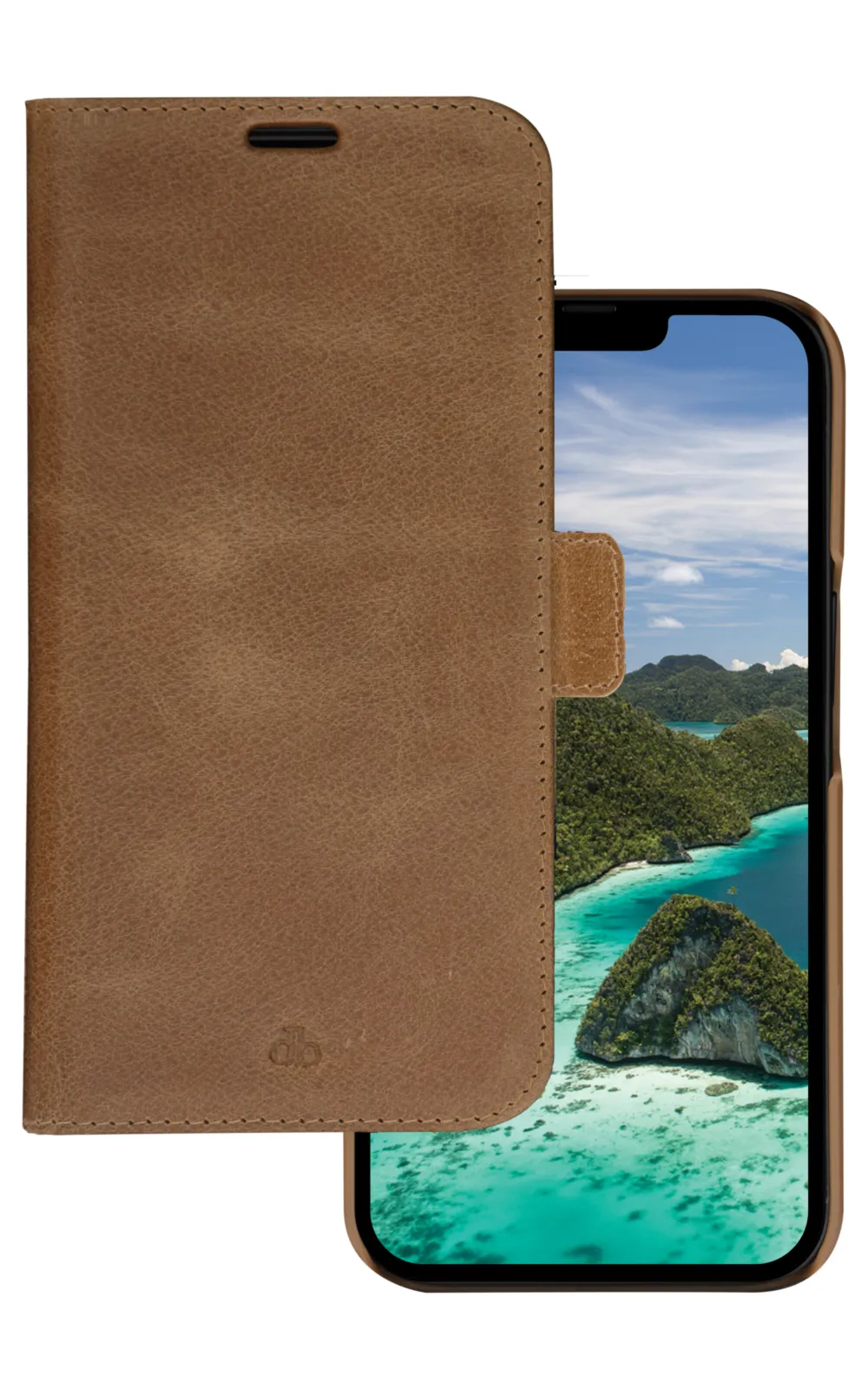 Dbramante1928 Lynge, iPhone 14 Pro Max - Wallet Case, Tan