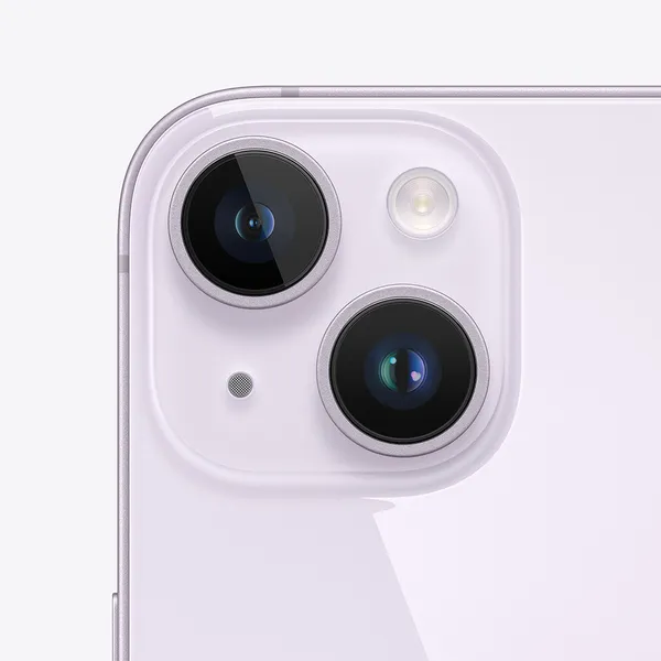 Renoverad iPhone 14 256 GB - mobiltelefon, Lila (Mycket bra skick)