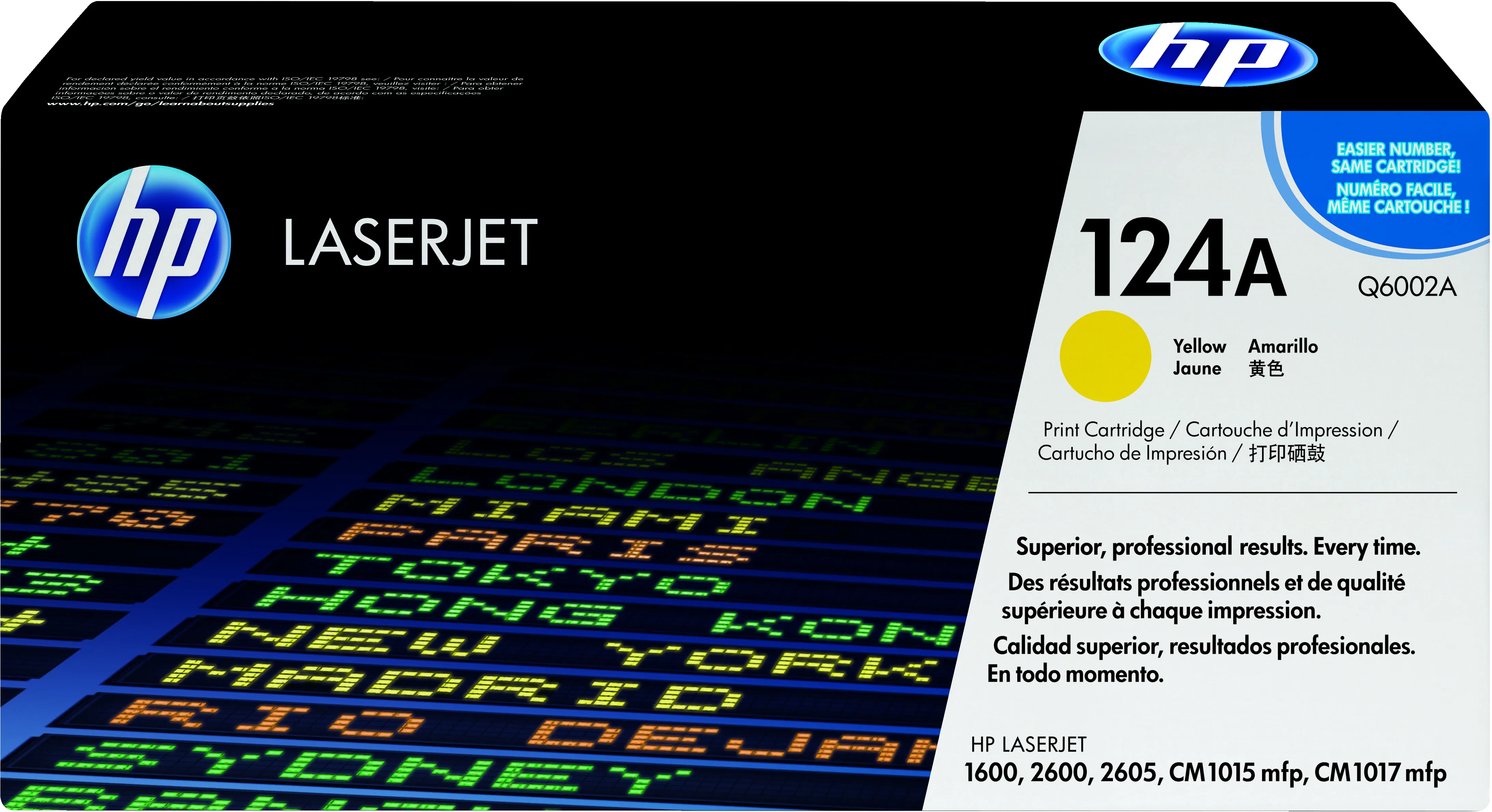 HP Toner 124A yellow HV ColorLaserjet 2600 1600