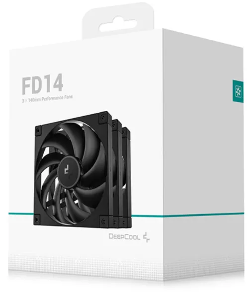 Deepcool FD14 3in1, 140mm - chassi fl&auml;kt, 3st