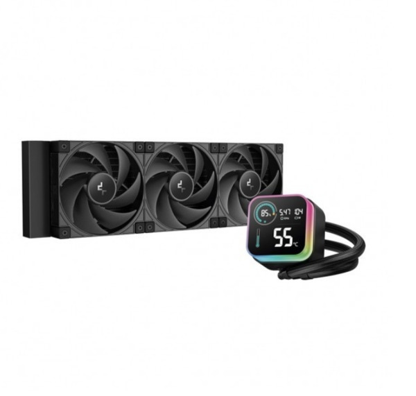 DeepCool LQ360 ULTRA 360mm ARGB -nestej&auml;&auml;hdytin, musta