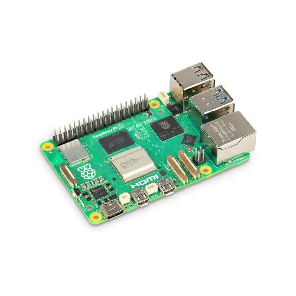 Raspberry Pi 5 model B 4 Gt -yhden piirilevyn tietokone
