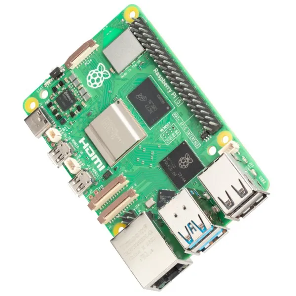 Raspberry Pi 5 model B 4 Gt -yhden piirilevyn tietokone