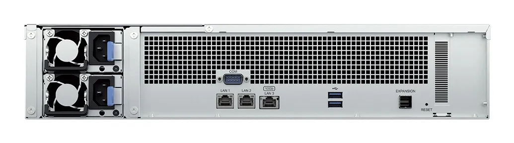 Synology RackStation RS2423RP+II - Verkkotallennuslaite, Musta