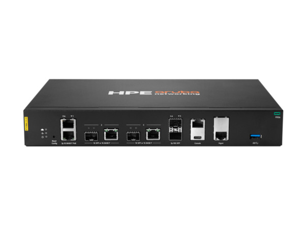 HPE Aruba Networking 9106 Hybrid Gateway - Gateway/Controller, Black