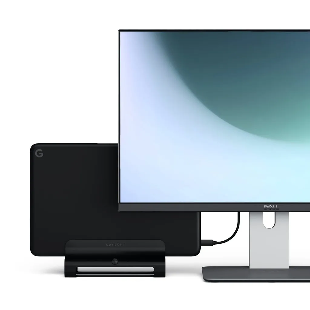 Satechi Aluminum Vertical Laptop Stand, matta musta