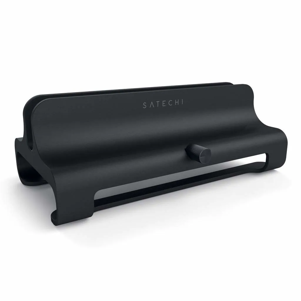 Satechi Aluminum Vertical Laptop Stand, matta musta