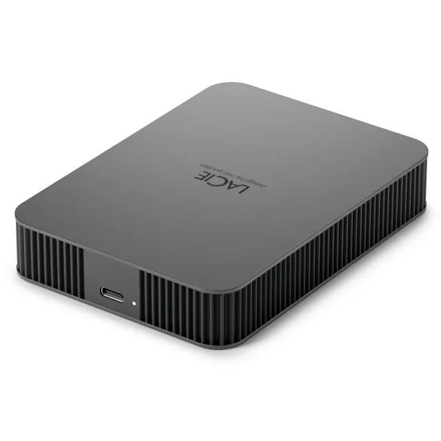 Lacie STLR5000400  5 TB -ulkoinen kovalevy, Harmaa