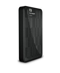 WD My Passport AV-TV 1 Tt -ulkoinen kovalevy, Musta