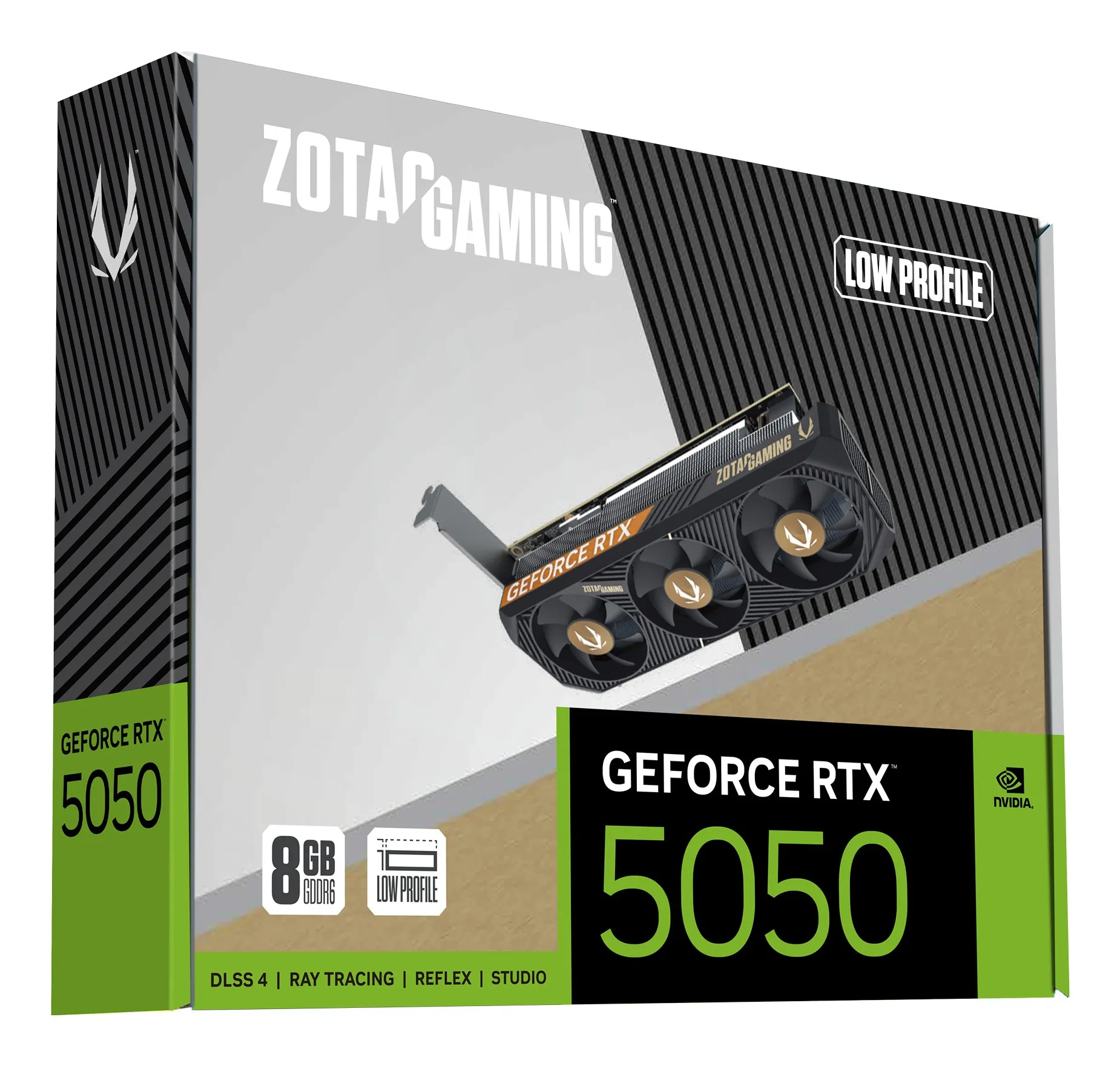 ZOTAC GeForce RTX 5050 Low Profile 8GB ZOTAC GeForce RTX 5050 Low Profile 8GB