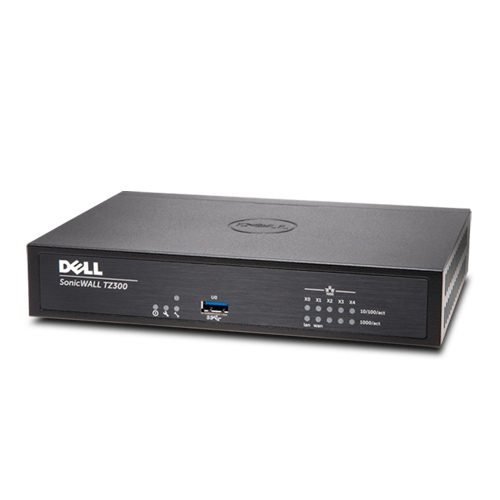 SonicWall TZ300 - Turvalaite - 5 porttia - GigE
