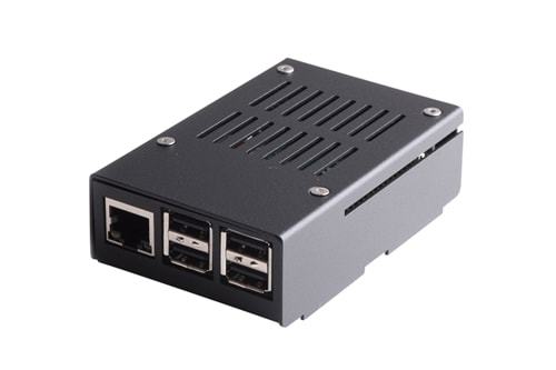 Pl&aring;tl&aring;da f&ouml;r Raspberry Pi Model 3 / B+/Pi 2 Model B, svart