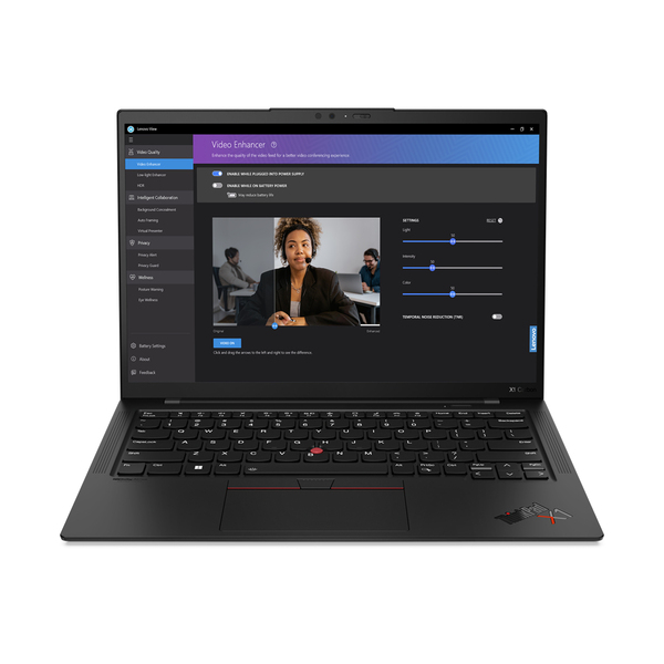 Lenovo ThinkPad X1 Carbon 14&quot; i7-1355U, 2 GB, 512 Gt SSD, Win 11 Pro -kannettava, Musta