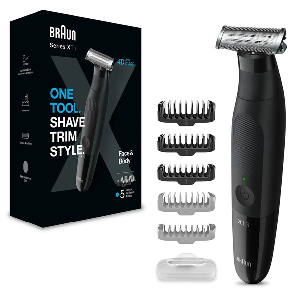 Braun Series XT3200 - partatrimmeri ja parranajokone