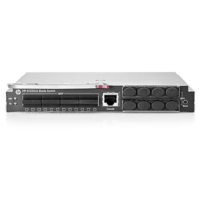 HPE 6125XLG Ethernet Blade Switch - Kytkin - L3 - Hallinnoitu - 4 x 40 Gigabit QSFP+ + 8 x 10 Gigabit SFP+ - plug-in moduuli