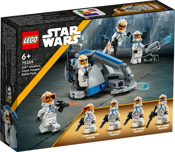 Lego Star Wars 332nd Ahsoka's Clone Trooper Battle Pack 75359