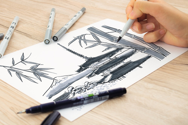 Marker alcohol ABT PRO Dual Brush 12P-5 Manga set (12)