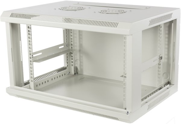 TOTEN, 19" sein&auml;kaappi, 6U, 600x450, valk