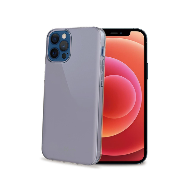 Celly TPU Cover, iPhone 12 / 12 Pro -suojakuori, L&auml;pin&auml;kyv&auml;