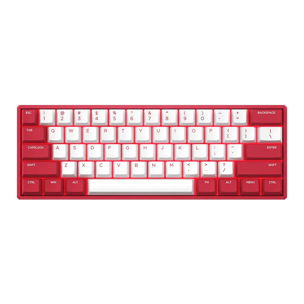 Iqunix F60 Strawberry Milk Wired RGB Cherry Red - gaming keyboard