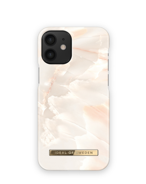 iDEAL OF SWEDEN FASHION CASE IPHONE 12 MINI ROSE PEARL MARBLE