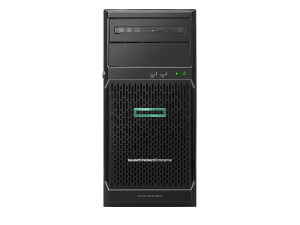 HPE ProLiant ML30 Gen10 Performance - Palvelin - torni - 4U - 1-tie - 1 x Xeon E-2134 / 3.5 GHz - RAM 16 GB - SATA - pikavaihto 3.5" - ei kiintolevy&auml; - Matrox G