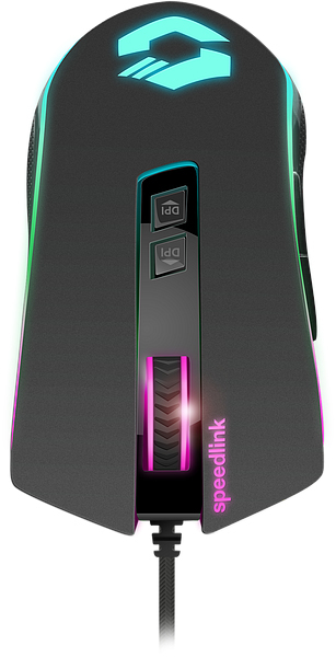 SpeedLink ORIOS RGB -pelihiiri, musta
