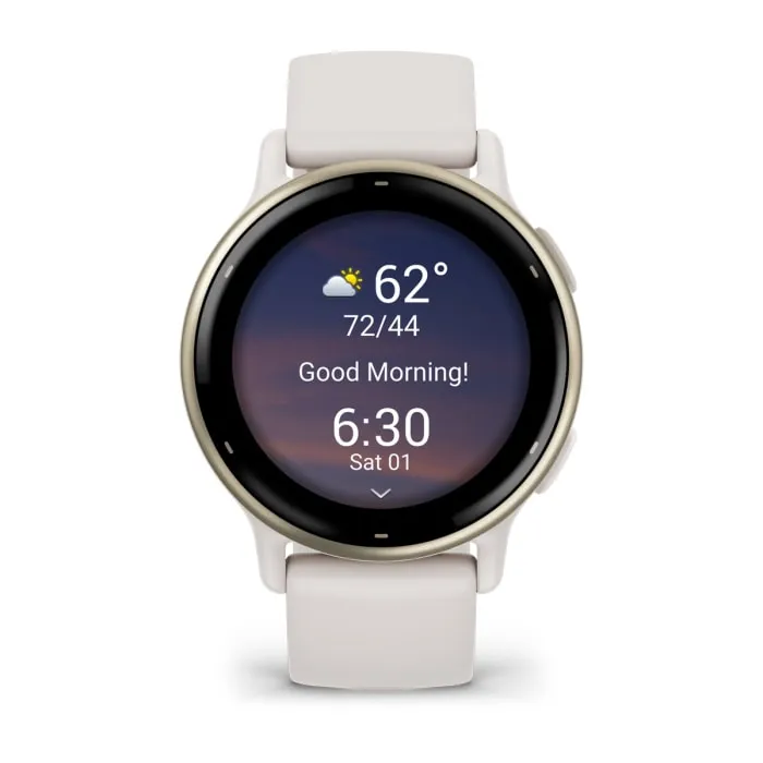Garmin vivoactive 5 -GPS-&auml;lykello, norsunluu