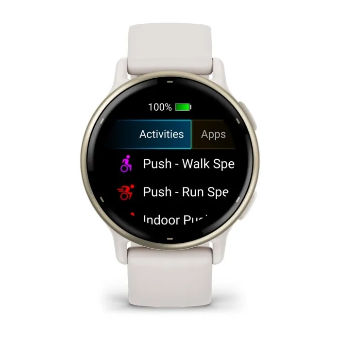 Garmin vivoactive 5 -GPS-&auml;lykello, norsunluu