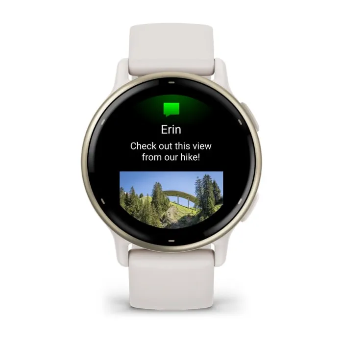 Garmin vivoactive 5 -GPS-&auml;lykello, norsunluu
