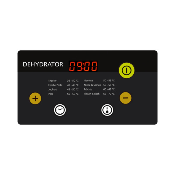 Steba ED 6 Electronic Dehydrator, 800 W, 6 Trays, Grey/Black