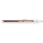 Adler CR 2322 25mm Hair Straightener, White/Rose Gold