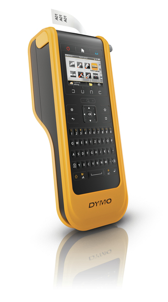 DYMO XTL 300 M&auml;rkmaskin f&ouml;r industriella milj&ouml;er, gul/svart