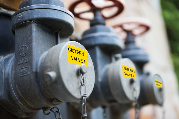 DYMO XTL 300 M&auml;rkmaskin f&ouml;r industriella milj&ouml;er, gul/svart