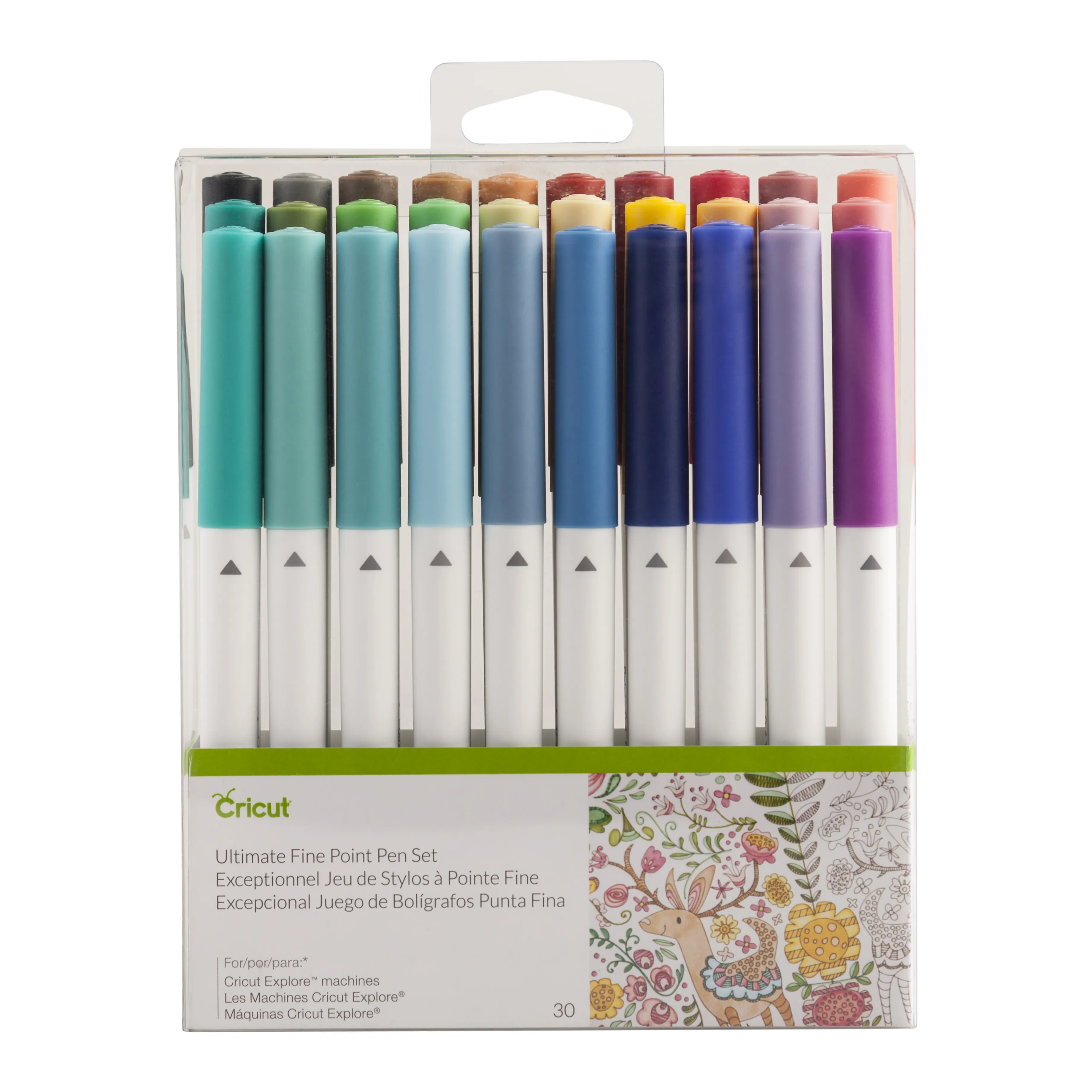 Cricut Explore/Maker Fine Point Pen Set Ultimate, 30-pack