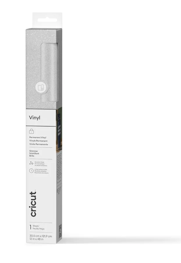Cricut Shimmer Vinyl 30x120cm (Silver)