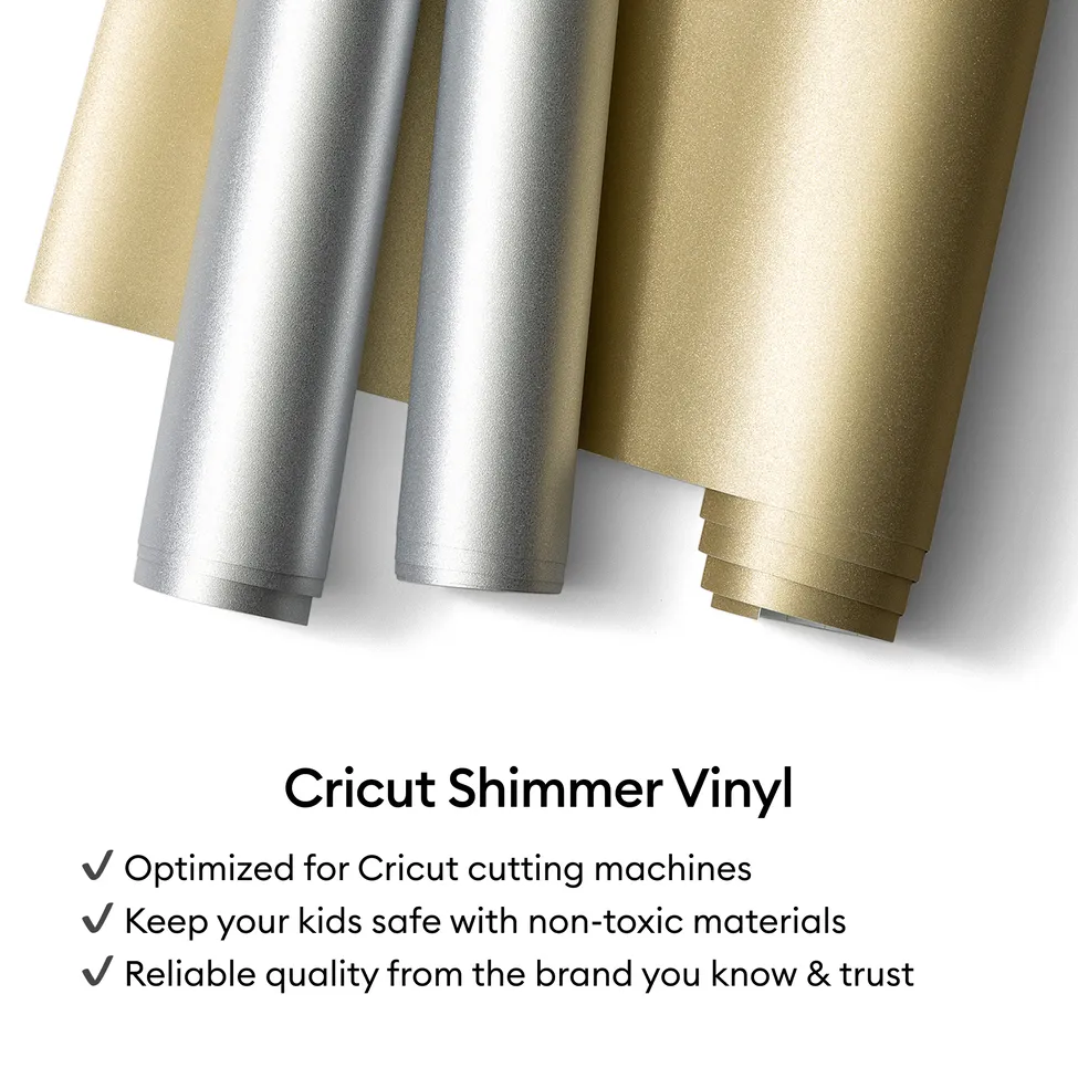 Cricut Shimmer Vinyl 30x120cm (Silver)